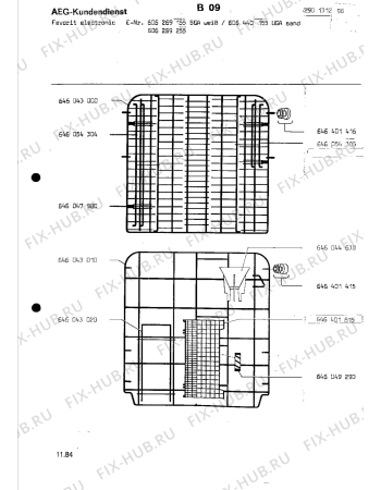 Взрыв-схема посудомоечной машины Aeg ELECTRONIC SGA - Схема узла Section9